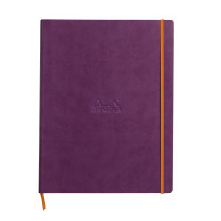 Rhodia Softcover Notebook - A4 - Purple - Lined